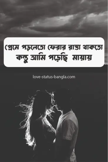 প্রেমে পড়লেতো ফেরার রাস্তা থাকতো কিন্তু আমি  - sad status picture